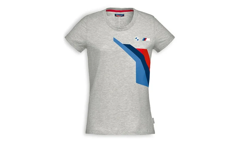 Camiseta Motorsport gris talla L OEM 76615A81390 para BMW. Original BMW Motorrad.