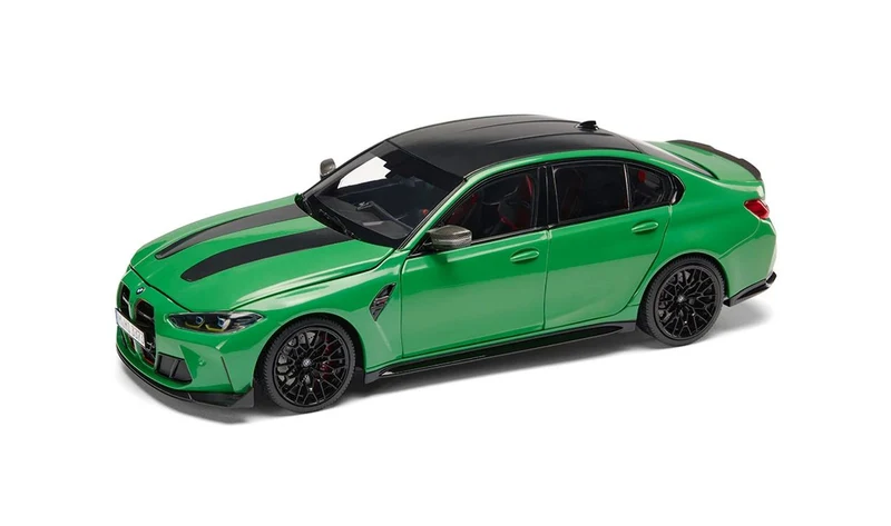 Llavero BMW M3 CS verde metálico OEM 80435B308D0 para BMW. Original BMW.