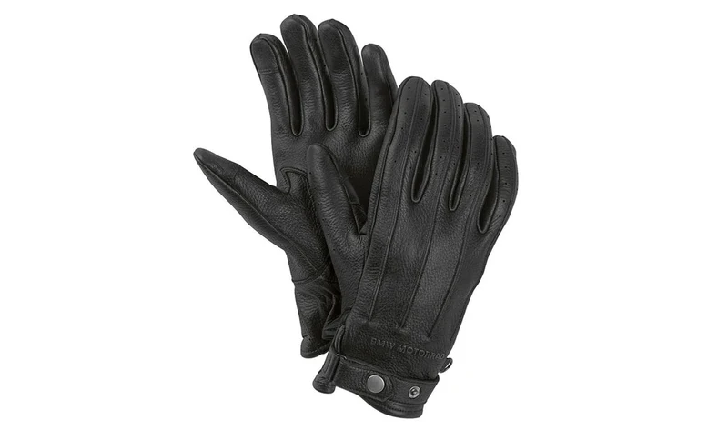 Guantes Gatow de piel de ciervo negro talla XS OEM 76215A86796 para BMW. Original BMW Motorrad.