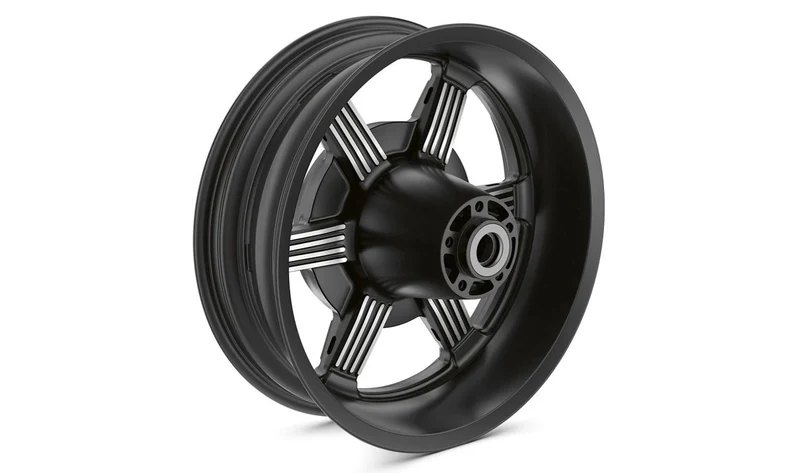 Rueda trasera Icon 5.0x16 OEM 36311541182 para motos BMW R18, R18 Classic, R18 B, R18 Transcontinental. Original BMW Motorrad.
