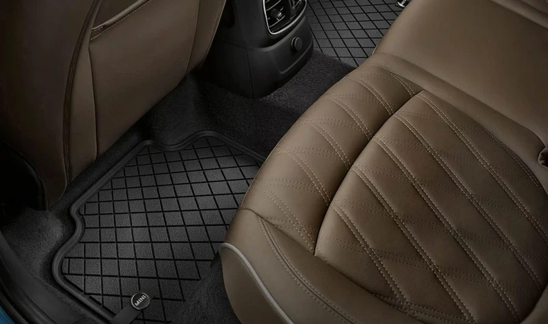 Alfombrillas traseras todo tiempo OEM 51472408523 para MINI Clubman F54 (11/2014 - 07/2019), F54 LCI (05/2018 - 02/2024). Original MINI.