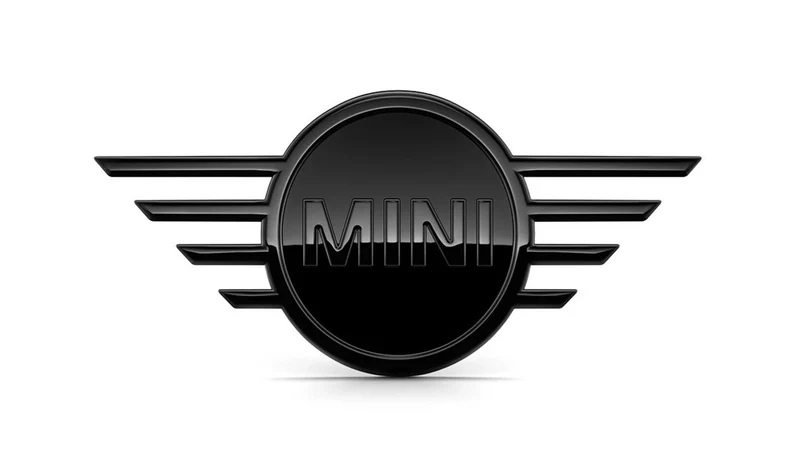 Emblema trasero negro OEM 51149880866 para MINI F56, F56 BEV, F55, F57... y más. Original MINI.