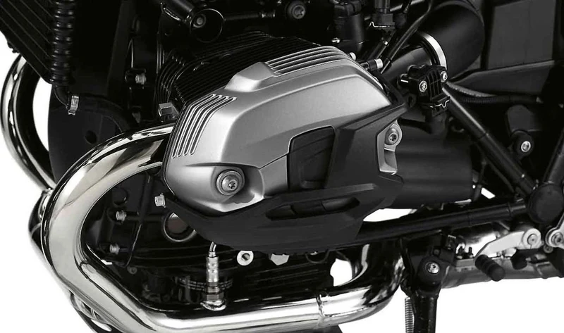 Juego de protectores de tapas de válvulas OEM 71607719449 para motos BMW R1200GS, R1200GS Adventure, R nineT, R nineT Pure... y más. Original BMW Motorrad.