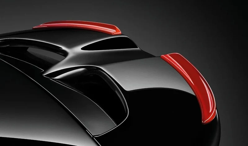 Spoiler posterior negro mate OEM 51192339041 para MINI F56, F56 BEV, F56 LCI, F55... y más. Original MINI.