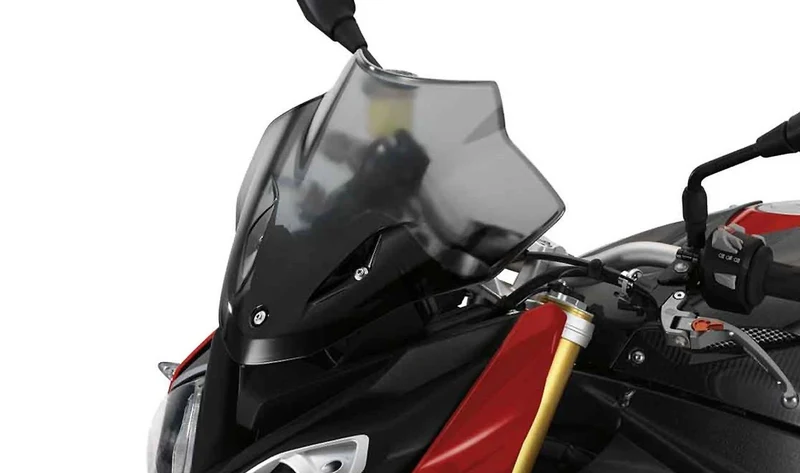 Parabrisas deportivo tintado OEM 46638546224 para motos BMW S 1000 R (K47). Original BMW Motorrad.