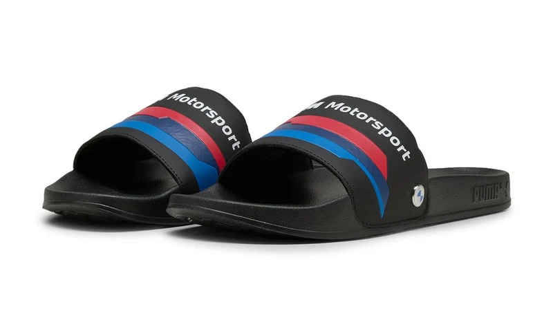 Sandalias MMS Leadcat 2.0 Gráfico talla 42 negras OEM 80195B5D118 para BMW. Original BMW.