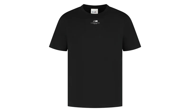 Camiseta negra con logotipo M OEM 80145B5F5D4 para BMW. Original BMW.