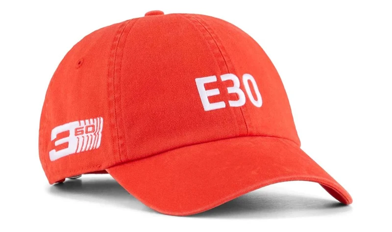 Gorra roja OEM 80165B7E206 para BMW. Válido para BMW. Original BMW.