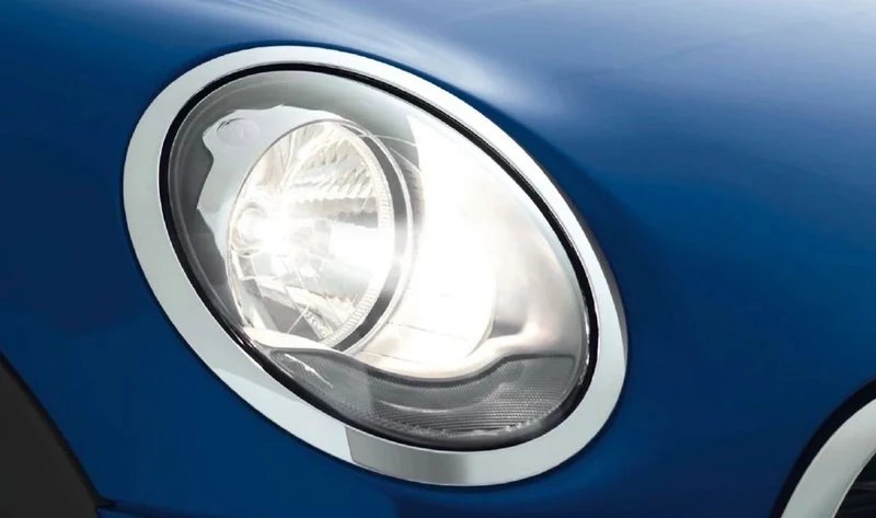 Lámparas halógenas delanteras azules OEM 63112413044 para MINI F56, F55, Clubman F54, Cabrio F57... y más. Original MINI.