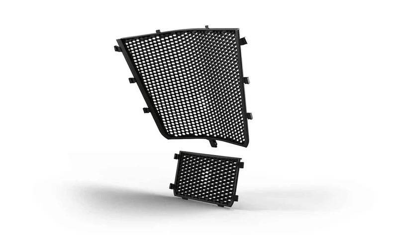 Rejilla del radiador OEM 77315B34B75 para motos BMW S 1000 R, S 1000 RR, S 1000 XR, M 1000 RR, M 1000 R. Original BMW Motorrad.