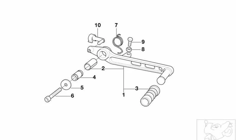 Tornillo cilíndrico OEM 07119901806 para BMW R1100S, R1150RS, R1150R, R850R... y más. Original BMW Motorrad.