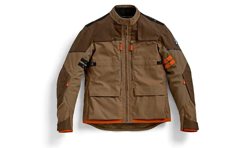 Chaqueta PureXcursion marrón talla 50 OEM 76121539754 para motos BMW. Original BMW Motorrad.