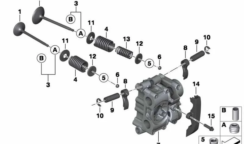 Platillo superior OEM 11347689912 para motos BMW K1200S, K1300S, K1200R, K1300R, HP2 Sport... y más. Original BMW Motorrad.