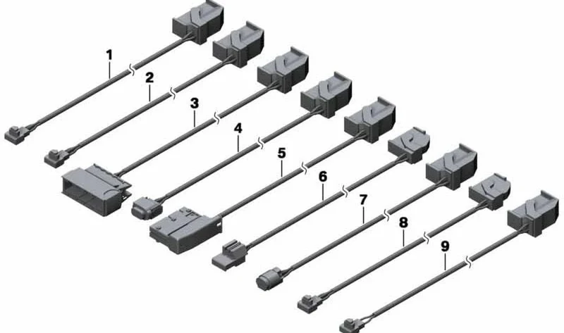 Cable de repuesto airbag conductor OEM 61119807888 para MINI Countryman R60, Cooper, Cooper S... y más. Original MINI.