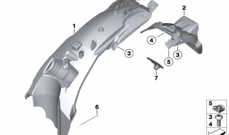 Piloto trasero OEM 63267691393 para motos BMW HP2 Enduro, HP2 Megamoto. Original BMW Motorrad.