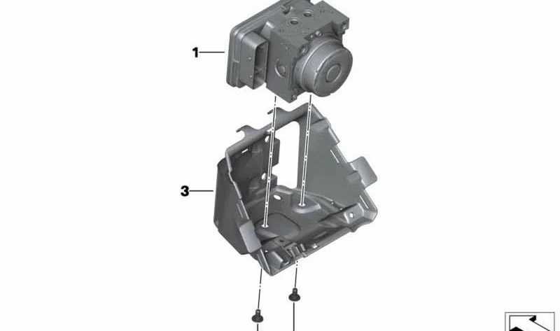Portador de aparatos OEM 34518526556 para motos BMW R1200GS, R1250GS, R1200GS Adventure, R1250GS Adventure, R1200RT, R1250RT, R1200R, R1250R, R1200RS, R1250RS. Original BMW Motorrad.