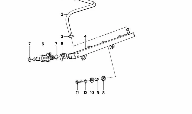 Válvula de inyección OEM 13641461523 para motos BMW K 1200 GT, K 1200 RS, K 1, K 100 RS, K 1100 LT, K 1100 RS... y más. Original BMW Motorrad.