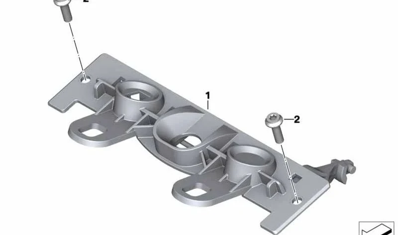 Enclavamiento banco del asiento OEM 52538564853 para BMW Motorrad F750GS, F850GS, F850GS Adventure... y más. Original BMW Motorrad.