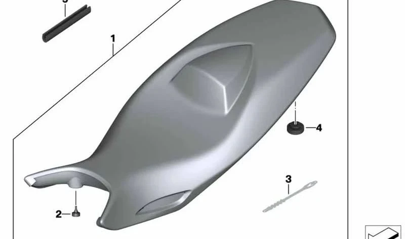 Cantonera OEM 07147704523 para BMW Motorrad F800GT, F800S, F800ST, F800R. Original BMW Motorrad.