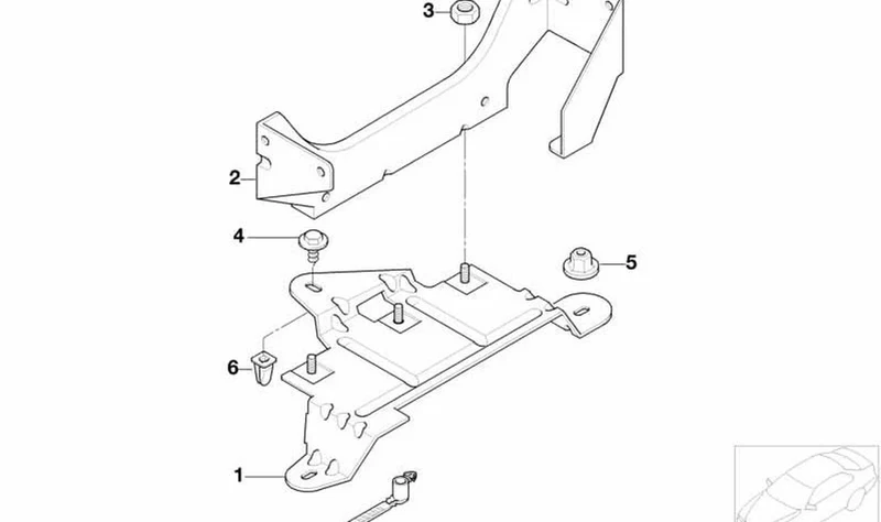 Tuerca hexagonal OEM 07119905710 para MINI R53, F56, Cabrio R52, Countryman R60... y más. Original MINI.