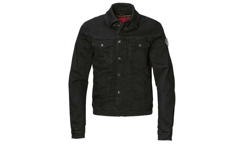 Chaqueta vaquera RoadCrafted 100 Years talla L negra OEM 76117913788 para BMW Motorrad. Original BMW Motorrad.