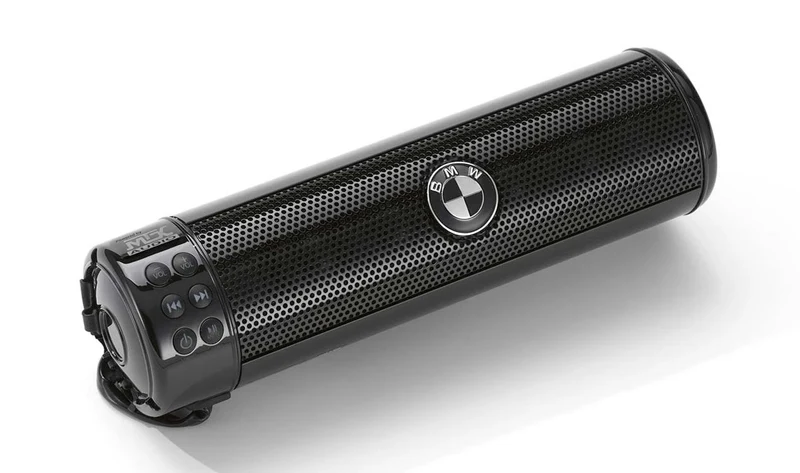 Juego de altavoz negro OEM 77522469293 para motos BMW R18, R18 Classic. Original BMW Motorrad.