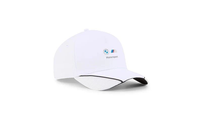 Gorra BMW M Motorsport blanca OEM 80165B5D0E7 válida para BMW. Original BMW.