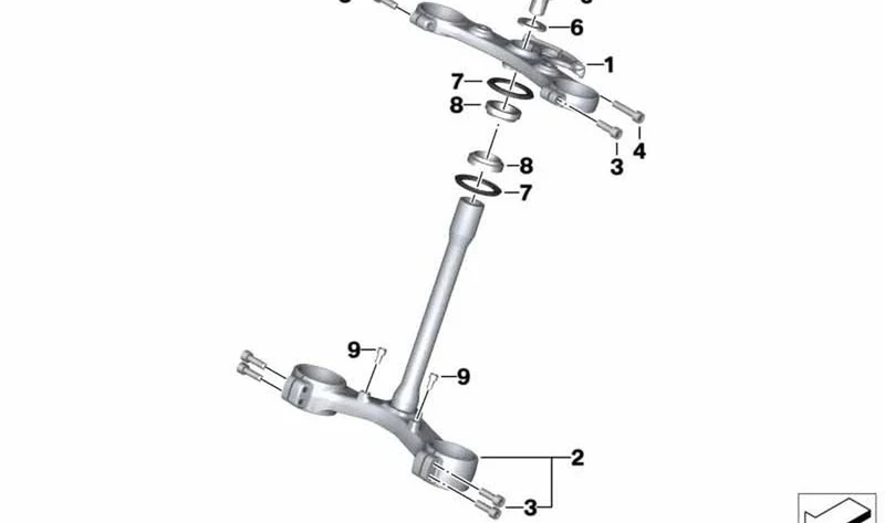 Tornillo de ajuste OEM 31427658563 para motos BMW F 700 GS, F 800 GT, C 650 GT... y más. Original BMW Motorrad.