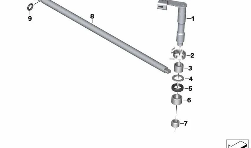 Arandela OEM 21528565065 para BMW F 750 GS, F 850 GS, F 900 R, F 900 XR... y más. Original BMW Motorrad.