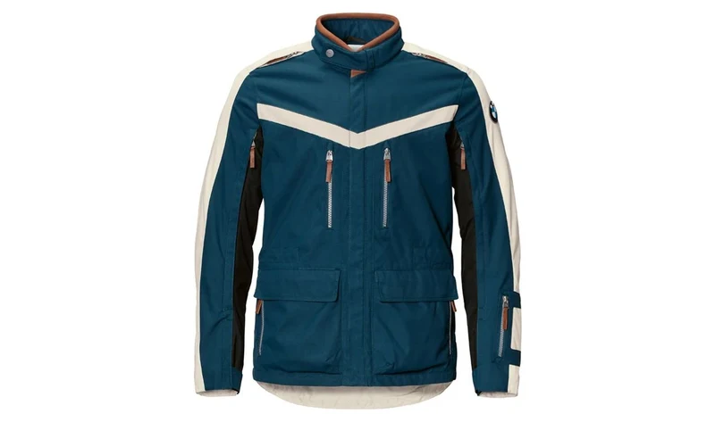 Chaqueta GS Adrar talla 50 azul OEM 76117913448 para motos BMW. Original BMW Motorrad.