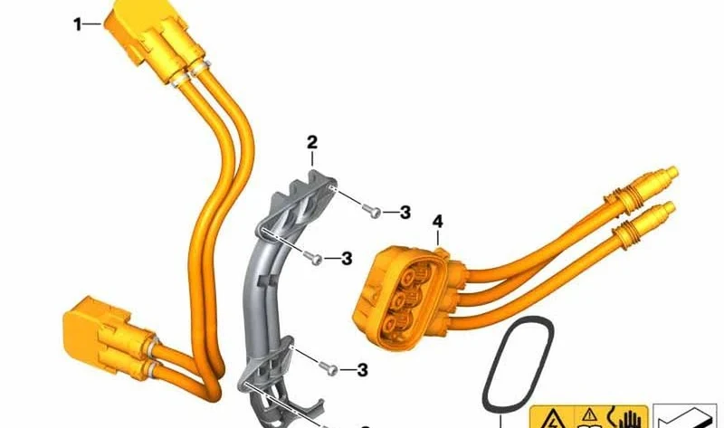 Junta de escape OEM 18328556465 para BMW Motorrad C evolution (K17) 2014-2020. Original BMW Motorrad.