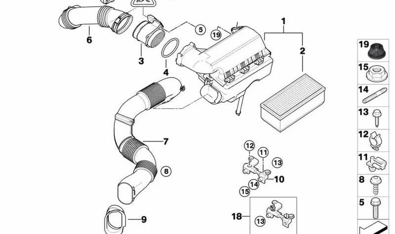 Caja de enchufe de 6 polos OEM 12527804298 para MINI R55, R56, Clubman R55. Original MINI.
