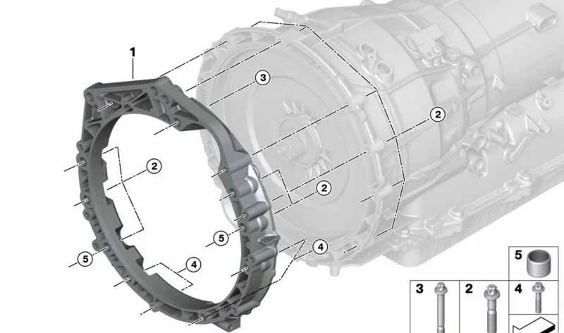 Tornillo ASA OEM 24007598085 para MINI R56 LCI, Clubman R55 LCI, Cabrio R57 LCI, Countryman R60, Paceman R61... y más. Original MINI.