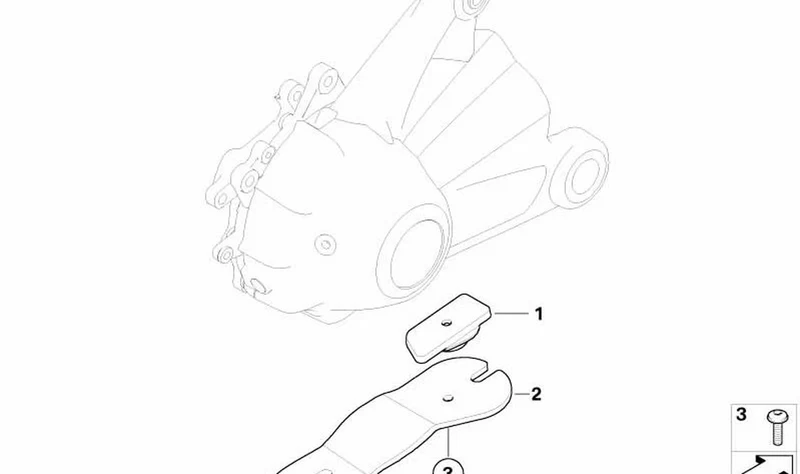 Piñón trasero OEM 33117696033 para motos BMW R1200GS, R1200RT, R1200R... y más. Original BMW Motorrad.