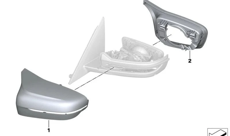 Anillo de retención izquierdo OEM 51168064655 para BMW Serie 5 F90 M5, G30, G31 Touring, Serie 7 G11, G12, Serie 8 G14, G15, G16... y más. Original BMW.