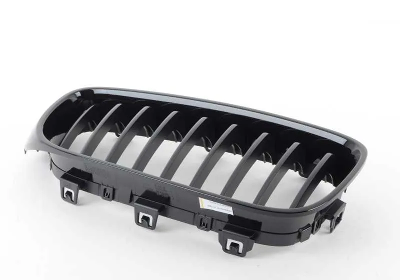 Parrilla decorativa delantera derecha M Performance negro brillo OEM 51712410146 para BMW Serie 3 F34 GT, F34 GT LCI. Original BMW.