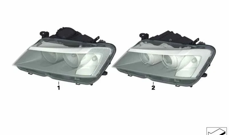 Faro bi-xenón izquierdo OEM 63117276991 para BMW X3 F25 (2010-2017). Original BMW.