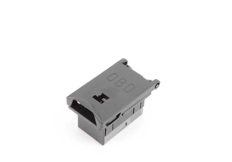 Tapa con cuadro toma de corriente OBD OEM 61136901665 para BMW 3' E46, X5 F15, X6 F16, MINI R50, R53... y más. Original BMW y MINI.