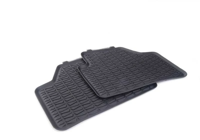 Alfombrillas traseras para todo tipo de clima antracita OEM 51472336795 para BMW X1 E84. Original BMW.