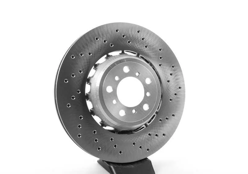 Disco de freno ventilado izquierdo OEM 34112284809 para BMW F87 M2, F80 M3, F82 M4, F83 M4... y más. Original BMW.