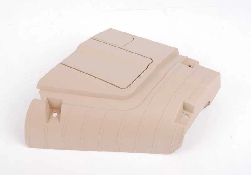 Recubrimiento de varillaje izquierdo OEM 51438240799 para BMW Serie 3 E46 (11/1998 - 08/2006). Color Hellbeige. Original BMW.