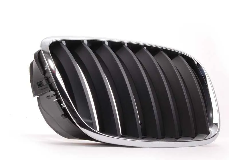 Rejilla de adorno delantera derecha OEM 51137157688 para BMW X5 E70, X5 E70 LCI, X6 E71. Original BMW.