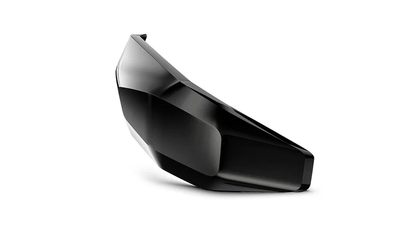 Panel lateral izquierdo Blackstorm metalizado OEM 77438829779 para maletín superior de motos BMW C 400 GT, C 400 X, R 1100 RS. Original BMW Motorrad.