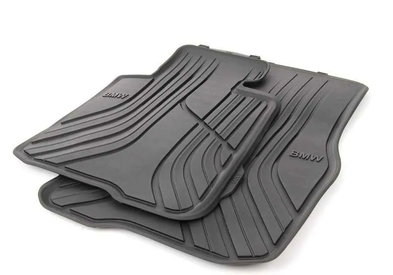 Alfombrillas todo tiempo delanteras Anthrazit OEM 51472348155 para BMW Serie 4 F32, F33, F36, F82 M4, F83 M4... y más. Original BMW.