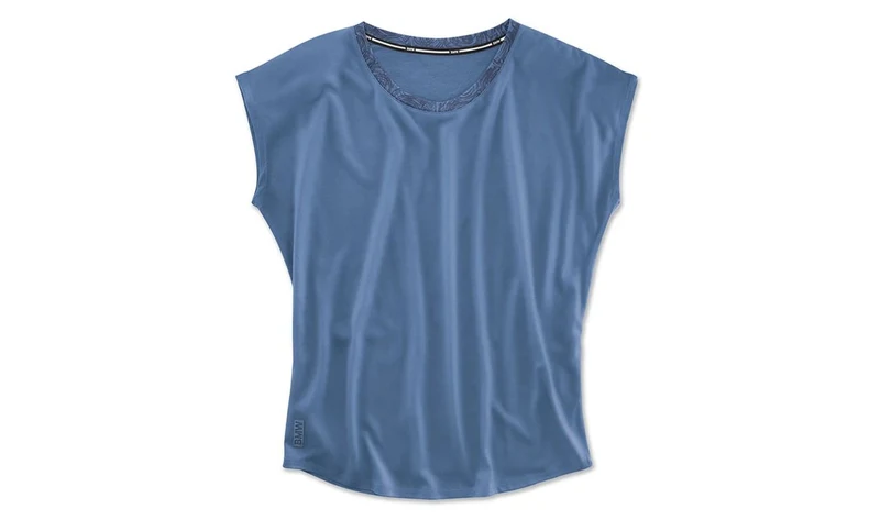 Camiseta activa talla M azul OEM 80142445966 para BMW. Original BMW.