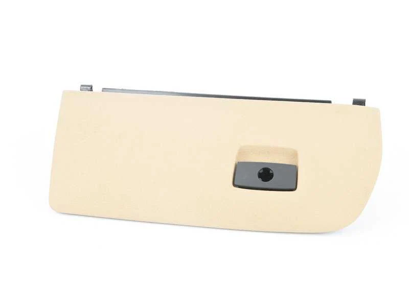 Tapa de guantera savannabeige OEM 51166839001 para BMW X3 F25, X4 F26, dirección izquierda. Original BMW.