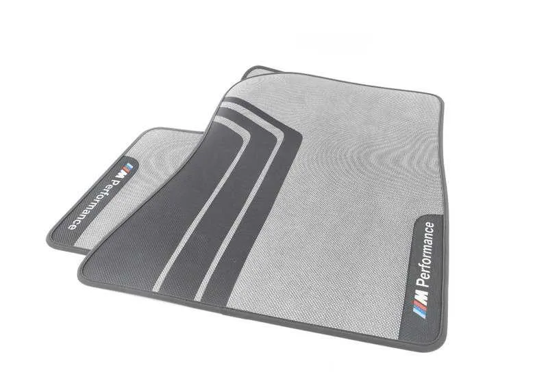 Alfombrillas M Performance delanteras OEM 51472407302 para BMW X3 F25, X4 F26. Original BMW.