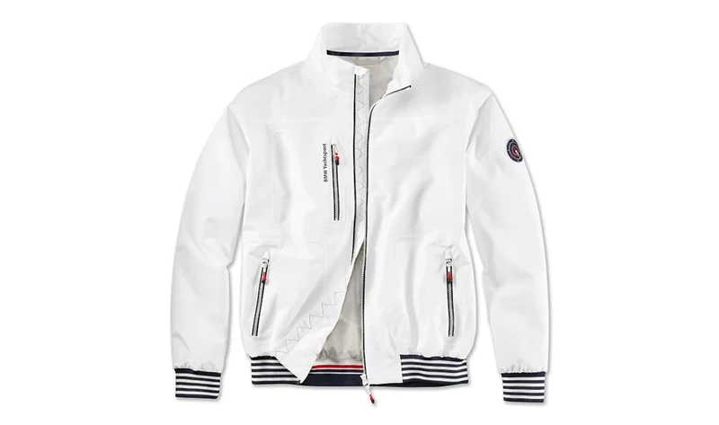 Chaqueta Yachtsport blanca talla S OEM 80142461041 para BMW. Original BMW.