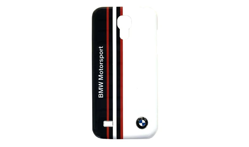 Carcasa rígida BMW Motorsport azul/rojo/blanco para Samsung Galaxy S4 mini. Válido para BMW. Original BMW.