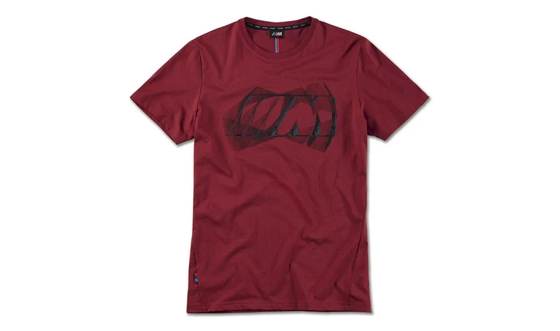 Camiseta M Logo burdeos talla XXL para BMW. Válido para BMW. Original BMW.